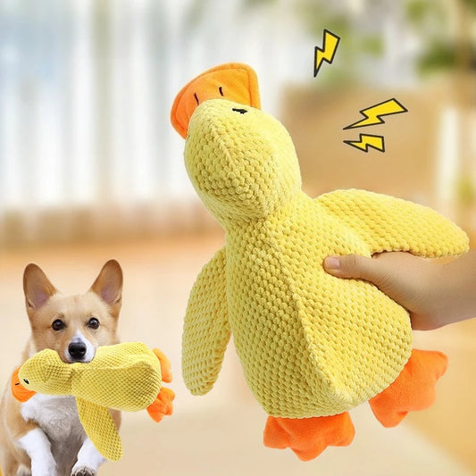 Apex Paws™ | Durable Duckie Dog-Toy for Anxiety Relief